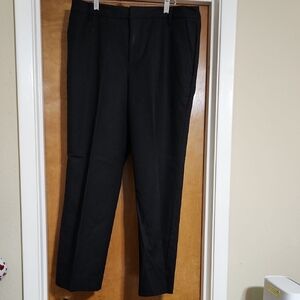 Black Dress Pants with Straight Leg Cut